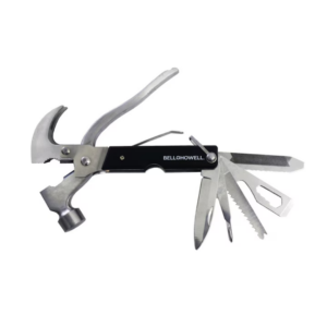 Ciocan Multifunctional 18 in 1 Pentru Drumetii Si Camping | Otel Inoxidabil | 16 cm | 376 g | Cu Husa Transport