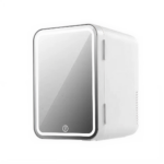 Mini Frigider Cosmetice 8L cu Oglinda si LED | Racire si Incalzire | Portabil 220V | 28 x 19 x 26 cm