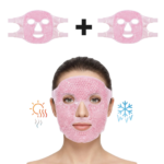 Promo 1+1 Compresa Fata si Ochi cu Gel Cald/Rece | Perle de Gel Reutilizabile | Reducere Cearcane si Umflaturi |