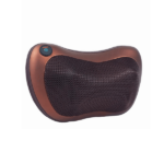 Aparat De Masaj Cervical sau Lombar, Vibratii si Caldura ,Portabil , Tip Perna , Culoare Maro