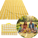 Patura Picnic Impermeabila 100x150 cm | Pliabila | Rezistenta la Nisip | Usoara | Pentru Plaja si Camping