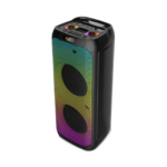 Boxa Portabila Karaoke | Statie Audio Bluetooth cu Subwoofer Mare si Microfoane | RGB USB/TF/AUX/MIC | Sunet Puternic