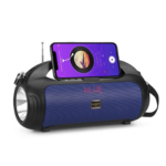 Boxa Portabila Multifunctionala | Radio FM/AM | Bluetooth | Panou Solar | Lanterna LED | USB | microSD | Suport Telefon