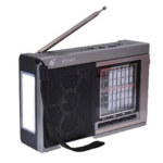 Radio Portabil cu Antena| Bluetooth Incarcare Solara USB | AM FM SW MP3 USB TF Lampa LED | Acumulator 1200mAh
