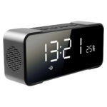 Boxa Portabila Cu Ceas | Bluetooth 4.0 TWS | Radio FM MP3 TF USB Afisaj Digital | 10W | Neagra