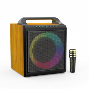 Boxa Portabila Multi-Media Sing-e | Bluetooth | Lumini RGB | Microfon Karaoke