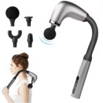 Pistol de Masaj Deep Tissue | 9 Trepte Intensitate | 4 Capete Interchangeabile | Maner Ergonomic 120° |