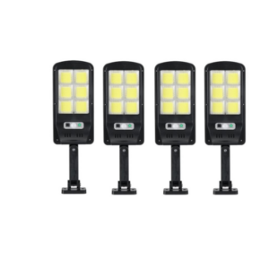 Set 4 lampi solare,180 LED, 6 COB, 90W,