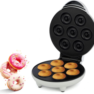 Aparat Electric Gogosi 7 Bucati | 750W | Placi Antiaderente | Incalzire Rapida | Indicator LED | Cool Touch