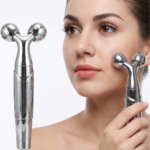 PROMO 1+1 Masaj Facial 4D Cu Role | Tonifiere Si Efect Anti-Imbatranire | Impermeabil | Ergonomic