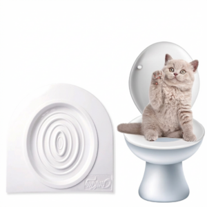 Kit Antrenament Pisici Pentru Toaleta WC | Alternativa Litiera | Sistem Progresiv | Reutilizabil | Citi Kitty