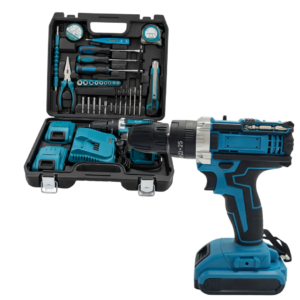 Set Bormasina Electrica 48V Cu 2 Acumulatori | Mini Fierastrau Inclus | Accesorii Complete | Valiza Profesionala