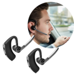 Set 2 x Casca Bluetooth Walkie Talkie | IPX5 Impermeabil | Rotatie 180° | Control Vocal | Handsfree