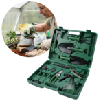 Set Unelte Gradinarit 10 Piese | Otel Inoxidabil | Trusa Portabila | Ergonomic & Durabil