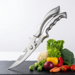 Foarfeca Bucatarie Din Inox | Multifunctionala | Lama Ascutita | Maner Ergonomic | 27cm