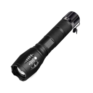 Lanterna CREE LED T6, 8000 lm, raza 500 m, Zoom reglabil, 4 moduri iluminare, aluminiu, rezistenta la  apa Smartmall