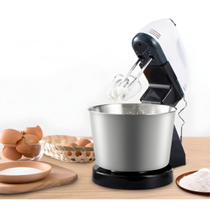 Mixer Bucatarie 450W Cu Bol Inox | 7 Viteze | Functie Turbo | Batatoare Si Carlige Aluat | Compact Si Silentios