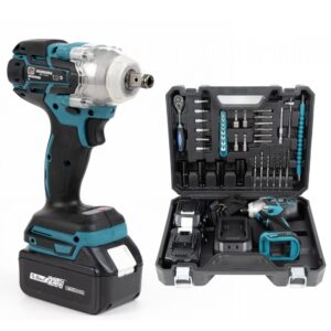 Masina De Impact Si Insurubat 48V | 2 Acumulatori 5Ah | Cuplu 280 Nm | Set 43 Accesorii