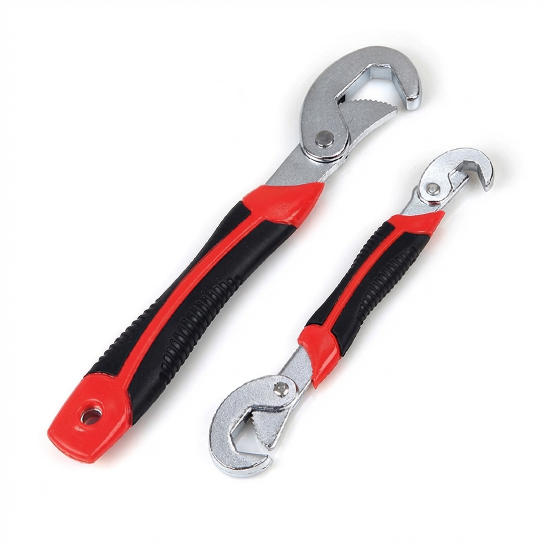 Set 2 Chei Universale Cu Carlig | Autoreglabile 9–32 mm | Otel CRV | Multifunctionale