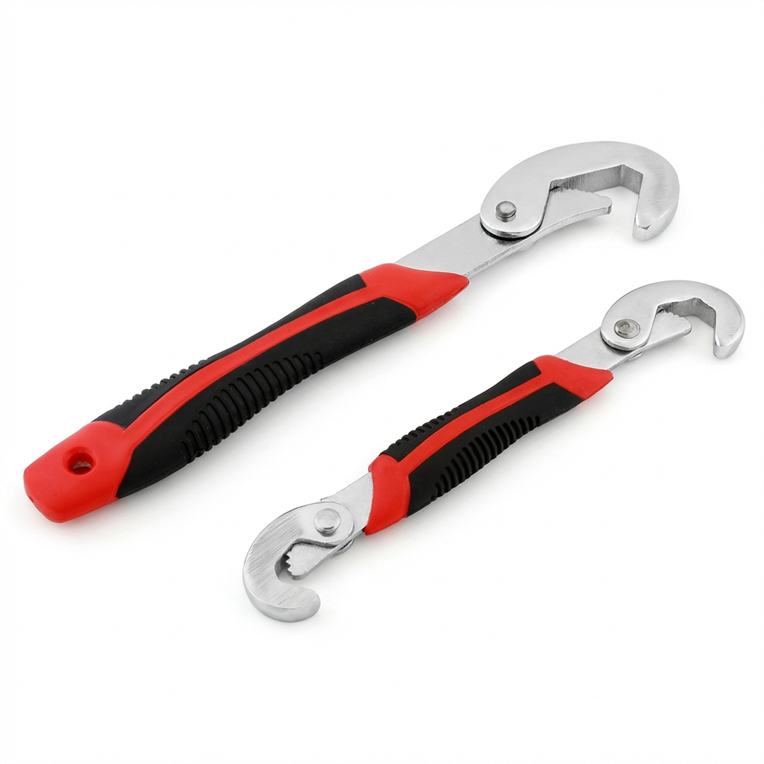 Set 2 Chei Universale Cu Carlig | Autoreglabile 9–32 mm | Otel CRV | Multifunctionale - imagine 5
