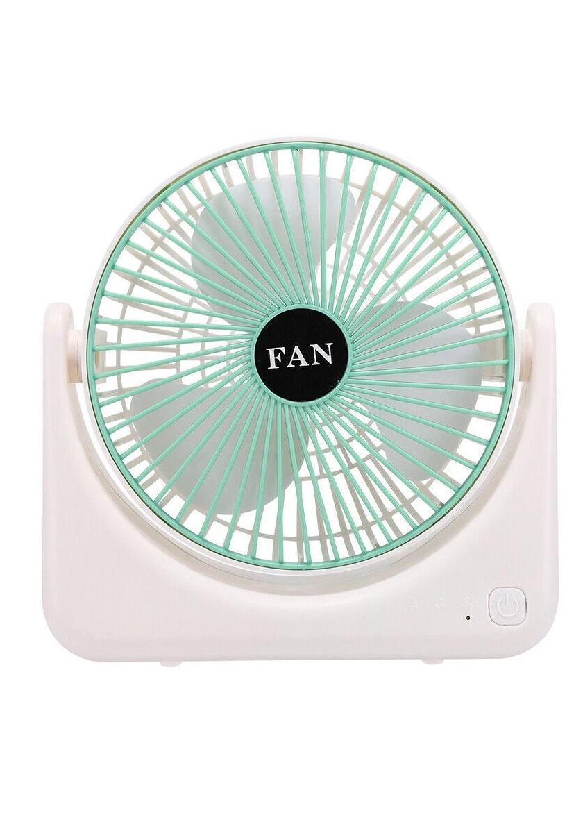 Ventilator portabil cu 3 trepte de viteza si baterie reincarcabila – design compact si silentios