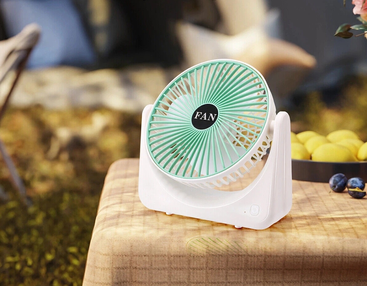 Ventilator portabil cu 3 trepte de viteza si baterie reincarcabila – design compact si silentios - imagine 9