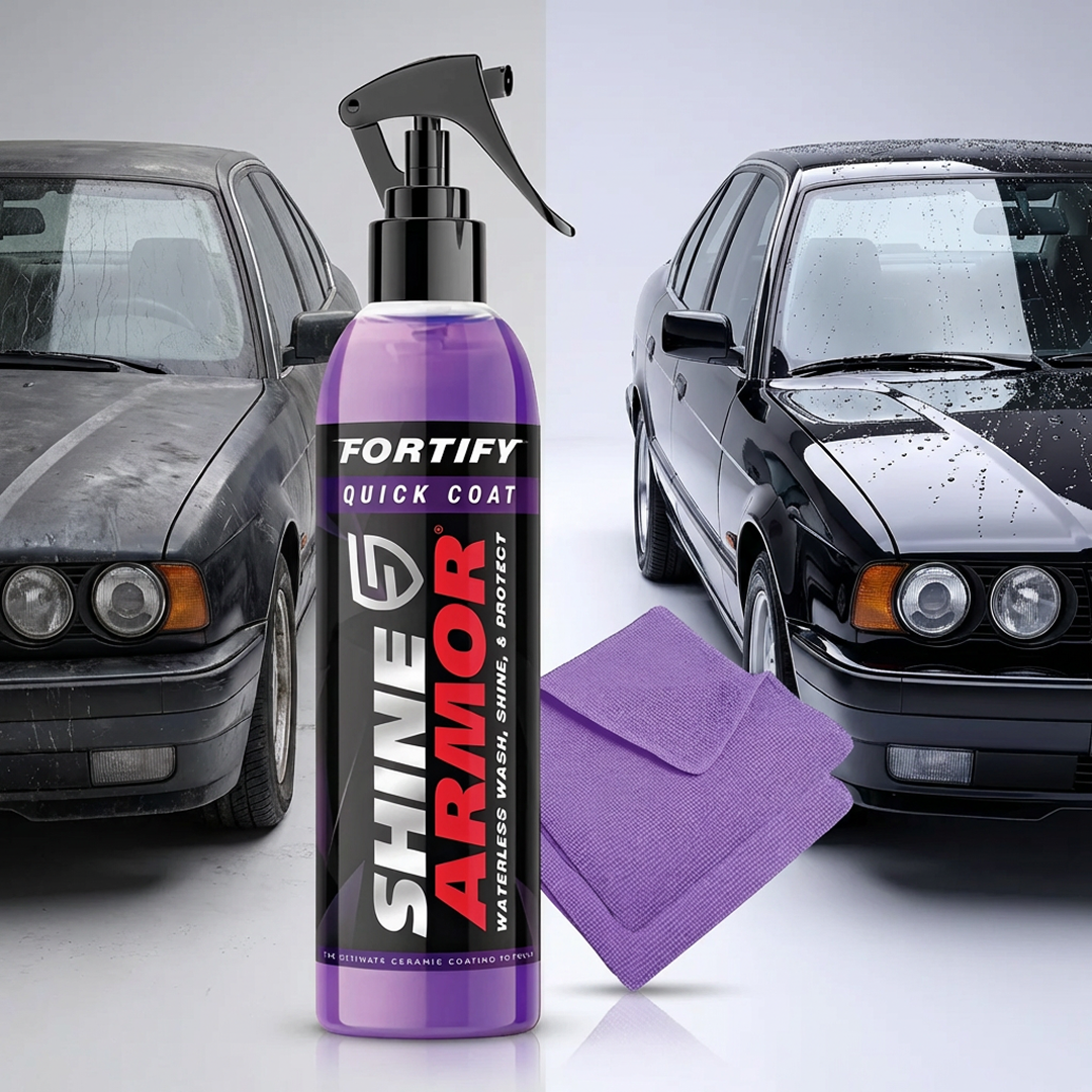 Kit Ceara Lichida Ceramica Auto | Efect Hidrofob | Protectie Vopsea | 236 ml + Laveta Microfibra