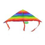 Zmeu multicolor, model curcubeu, tip deltaplan, 120 CM