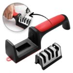 Ascutitor Cutite 4 Trepte Profesional | Otel Tungsten Si Ceramica | Pentru Cutite Si Foarfece | Antiderapant | Reascutire Rapida