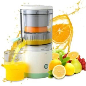 Storcator Electric Portabil Citrice Reincarcabil | 360° Automat | USB | 400ml | Detasabil Si Usor De Curatat | Alb