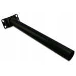 Suport Lampa Stradala | Montaj Stalp | Metal Negru | Unghi 45° | Accesorii Iluminat Exterior