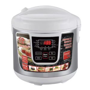 Multicooker Electric All in One | 5L | 900W | 12 Programe | Display LED | Gatire Sub Presiune | ALB