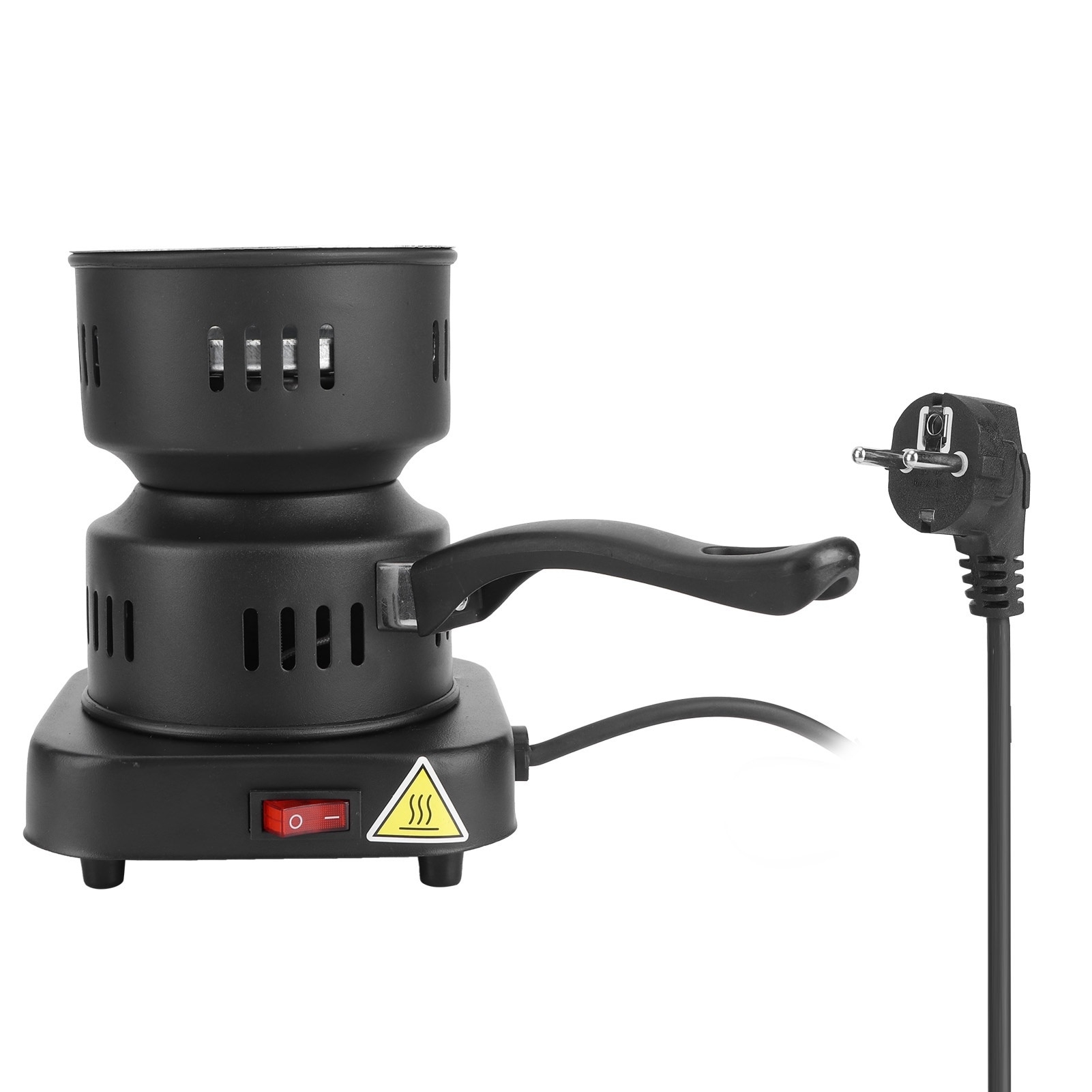 Soba Electrica 1000W Inox | Incalzire Rapida 3-5 Min | Plita Superioara | Compacta 220V - imagine 3