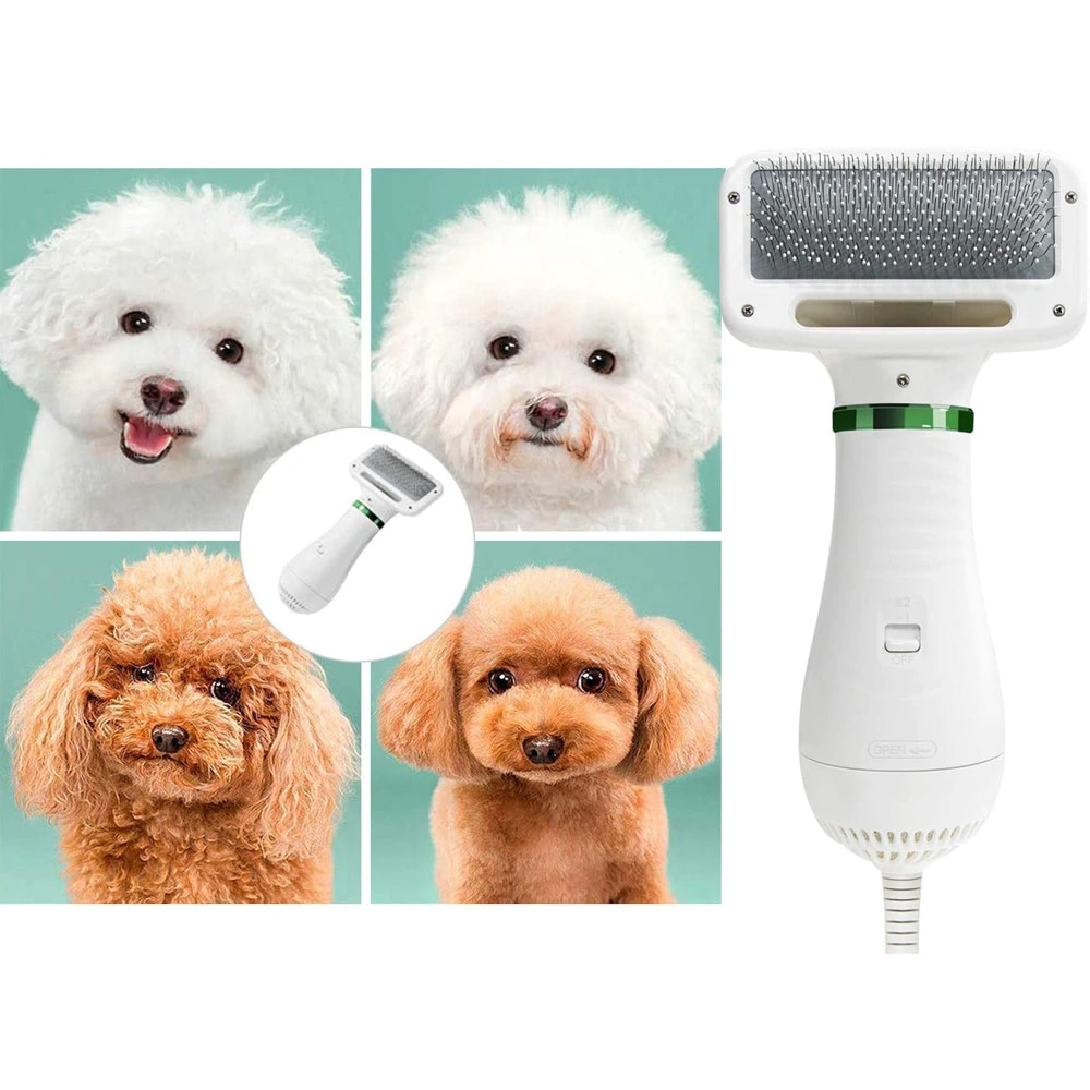 Perie Cu Feon Pentru Animale 2 In 1 | Uscare Si Periere | 2 Viteze | Silentios 20dB | 230V - imagine 5