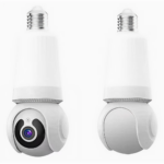 Camera Supraveghere WiFi Tip Bec E27 | 3MP HD | Rotire 360° | Vedere Nocturna IR | Audio Bidirectional
