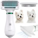 Perie Cu Feon Pentru Animale 2 In 1 | Uscare Si Periere | 2 Viteze | Silentios 20dB | 230V