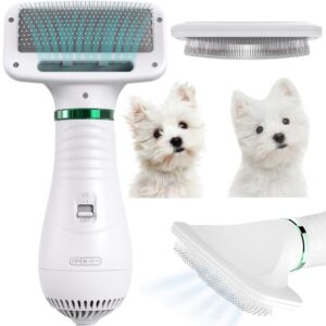 Perie Cu Feon Pentru Animale 2 In 1 | Uscare Si Periere | 2 Viteze | Silentios 20dB | 230V