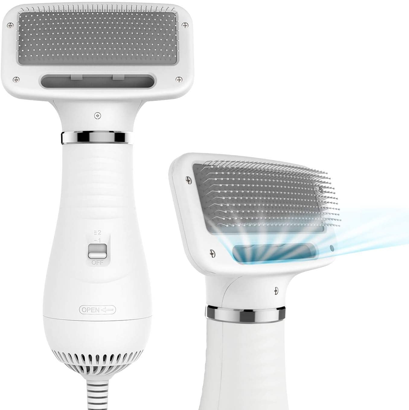 Perie Cu Feon Pentru Animale 2 In 1 | Uscare Si Periere | 2 Viteze | Silentios 20dB | 230V - imagine 12