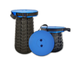 Taburet/Scaun pliabil portabil, retractabil, telescopic, pentru exterior