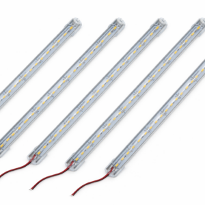 Set 5 Tuburi Neon LED 220V Alb Rece 6500K | 7W | 100cm | Dispersor Clar | Set 5 Bucati