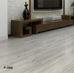 Placa de pardoseala, autoadezive din PVC, model lemn, 2mm, Stejar Gri