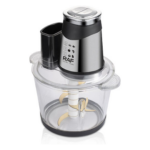 Tocator Electric 600W | Bol Inox 3L | 3 Viteze | 4 Lame Din Otel Inoxidabil