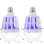 1+1 PROMO Bec LED Anti-Insecte 15W E27 | Iluminat + Lampa UV Anti-Tantari | Interior Exterior | Elimina Tantari Muste Gandaci