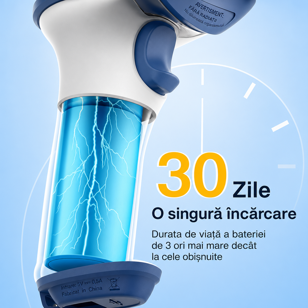 Cititor Coduri Bare Wireless 1D 2D | Bluetooth 5.0 + 2.4GHz | Baterie 2600mAh | Rezistent Caderi 2m - imagine 6