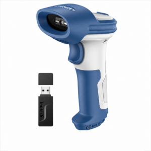 Cititor Coduri Bare Wireless 1D 2D | Bluetooth 5.0 + 2.4GHz | Baterie 2600mAh | Rezistent Caderi 2m