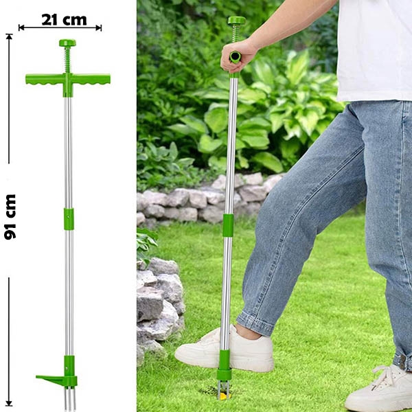 Dispozitiv carlig de scos buruieni fara efort – extractie radacina completa, gradina curata rapid, fara chimicale - imagine 2