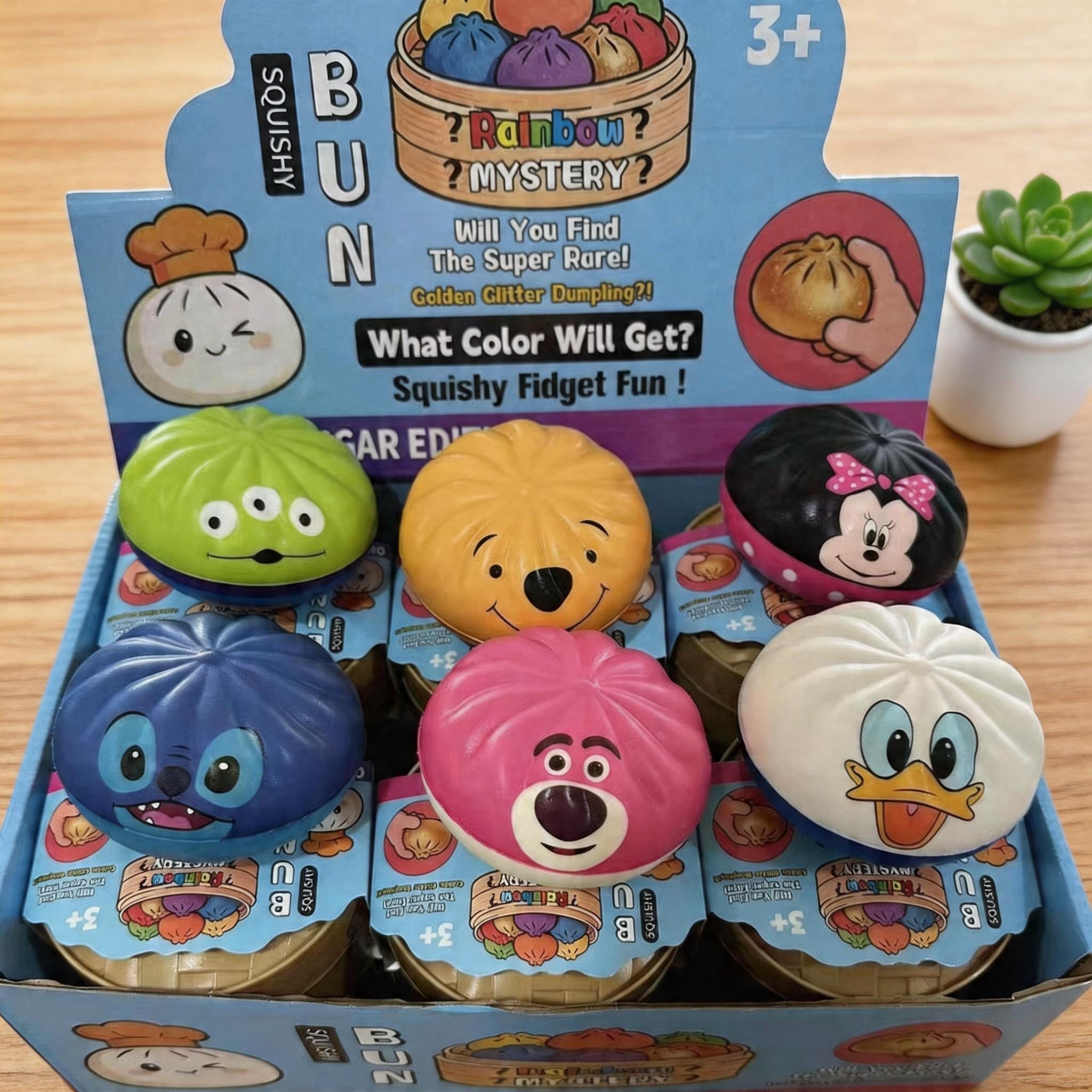 Jucarie squishy Anti-Stres | 6 Personaje Disney | Copii 3+ - imagine 3
