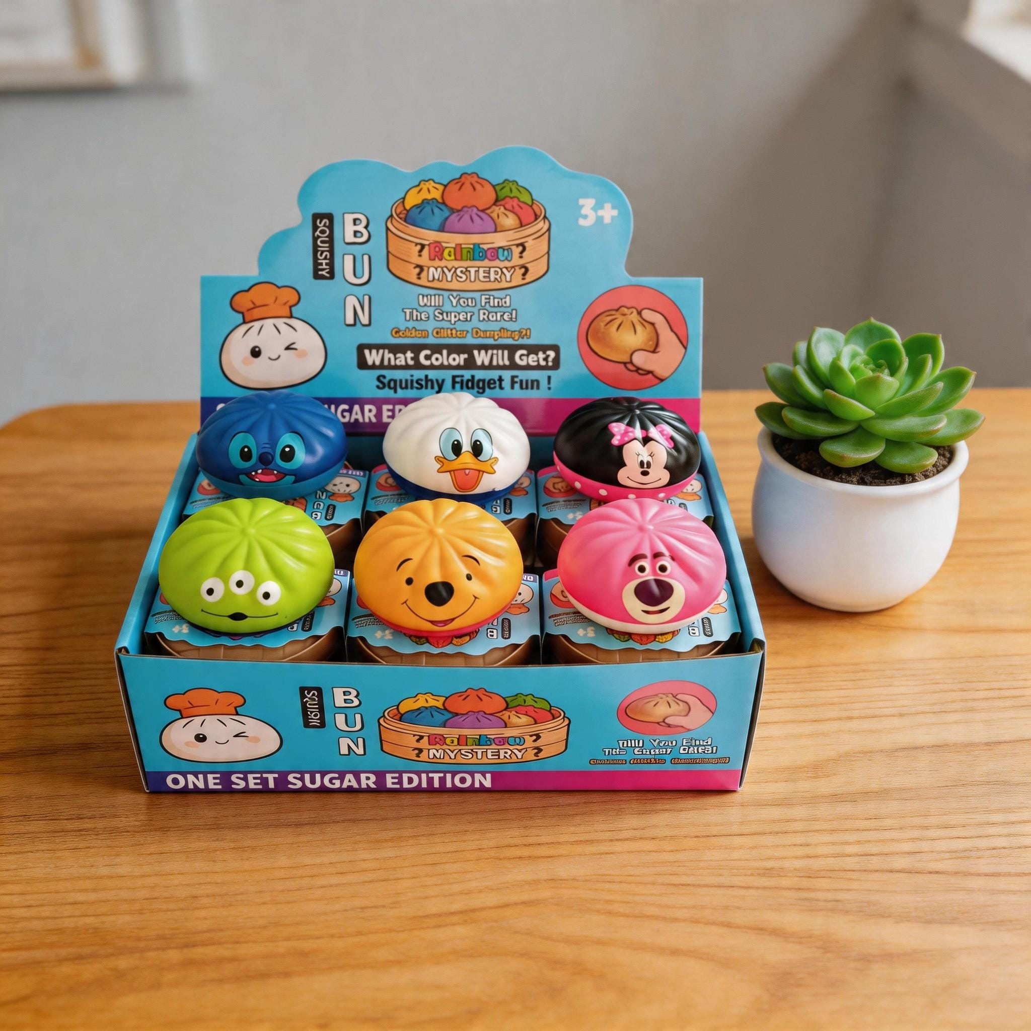 Jucarie squishy Anti-Stres | 6 Personaje Disney | Copii 3+ - imagine 5