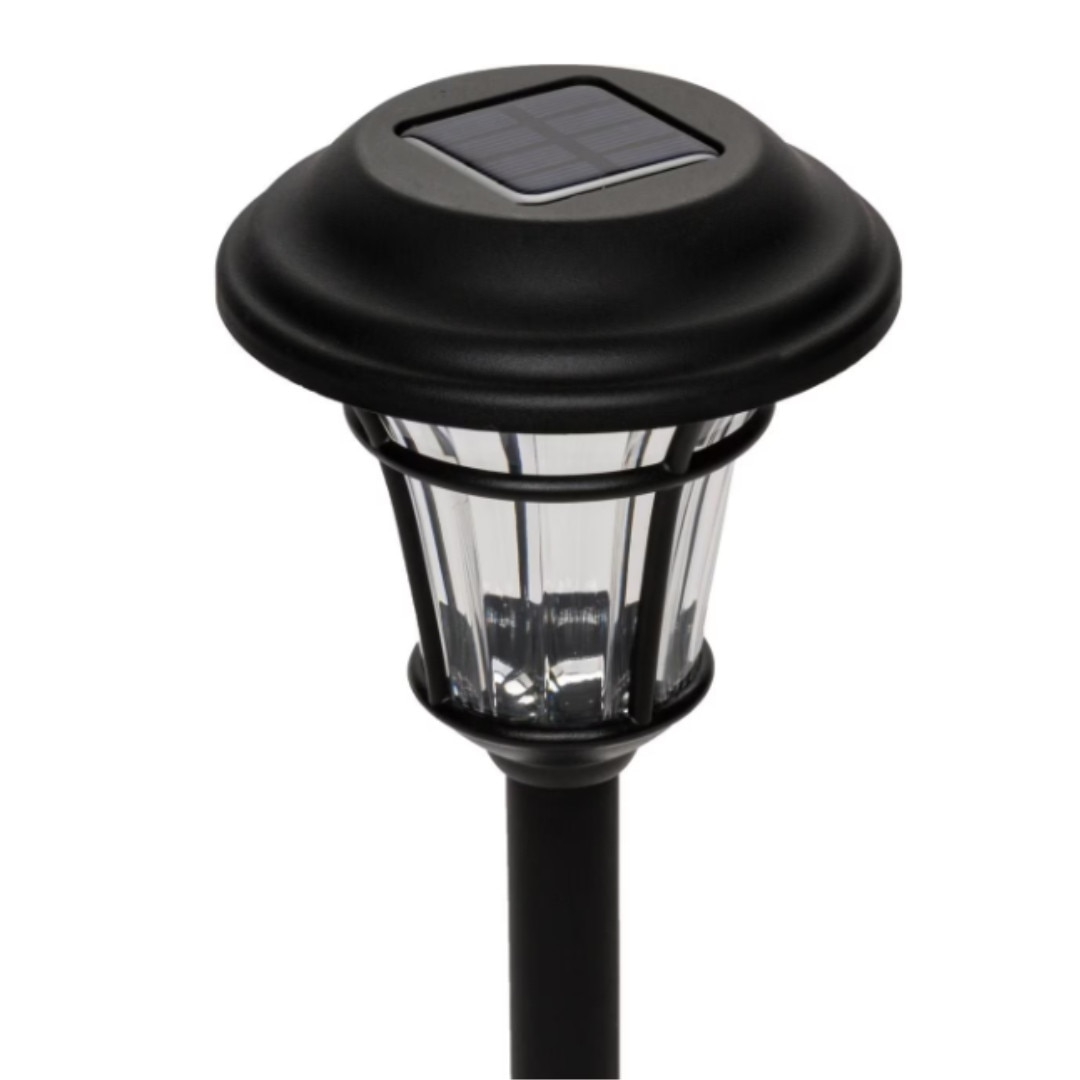 Set 6 lampi solare LED pentru gradina 40x5.5 cm – Lampa solara cu iluminare moderna, design elegant cu tarus - imagine 4