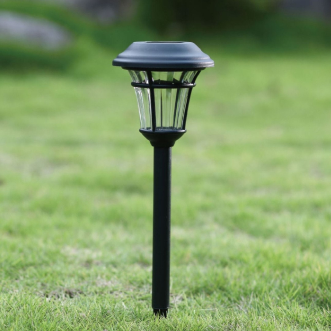 Set 6 lampi solare LED pentru gradina 40x5.5 cm – Lampa solara cu iluminare moderna, design elegant cu tarus - imagine 5